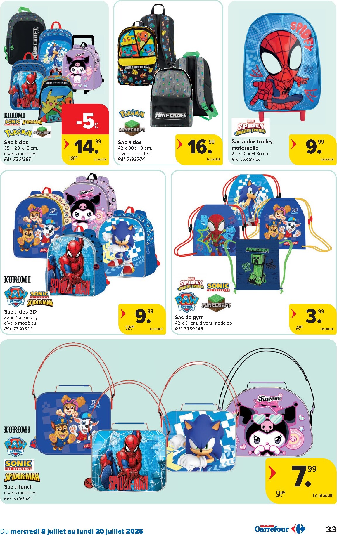 carrefour - Carrefour Hypermarchés folder voor volgende week van woensdag 08/07/2026 tot maandag 20/07/2026 - page: 33