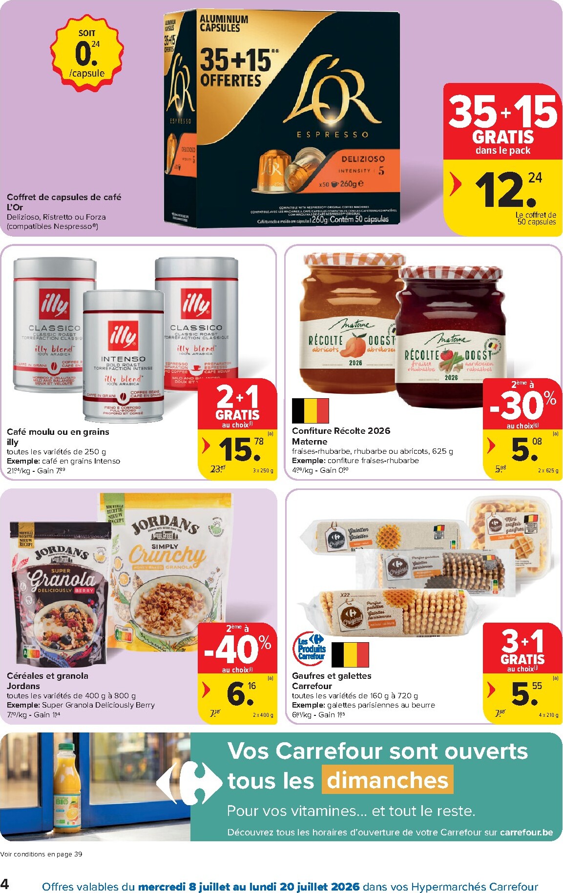 carrefour - Carrefour Hypermarchés folder voor volgende week van woensdag 08/07/2026 tot maandag 20/07/2026 - page: 4