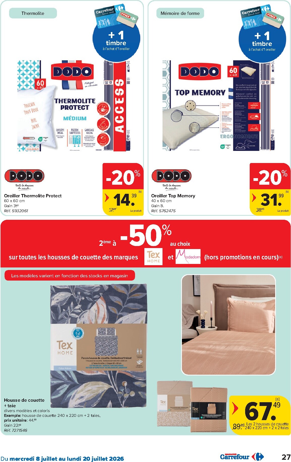 carrefour - Carrefour Hypermarchés folder voor volgende week van woensdag 08/07/2026 tot maandag 20/07/2026 - page: 27