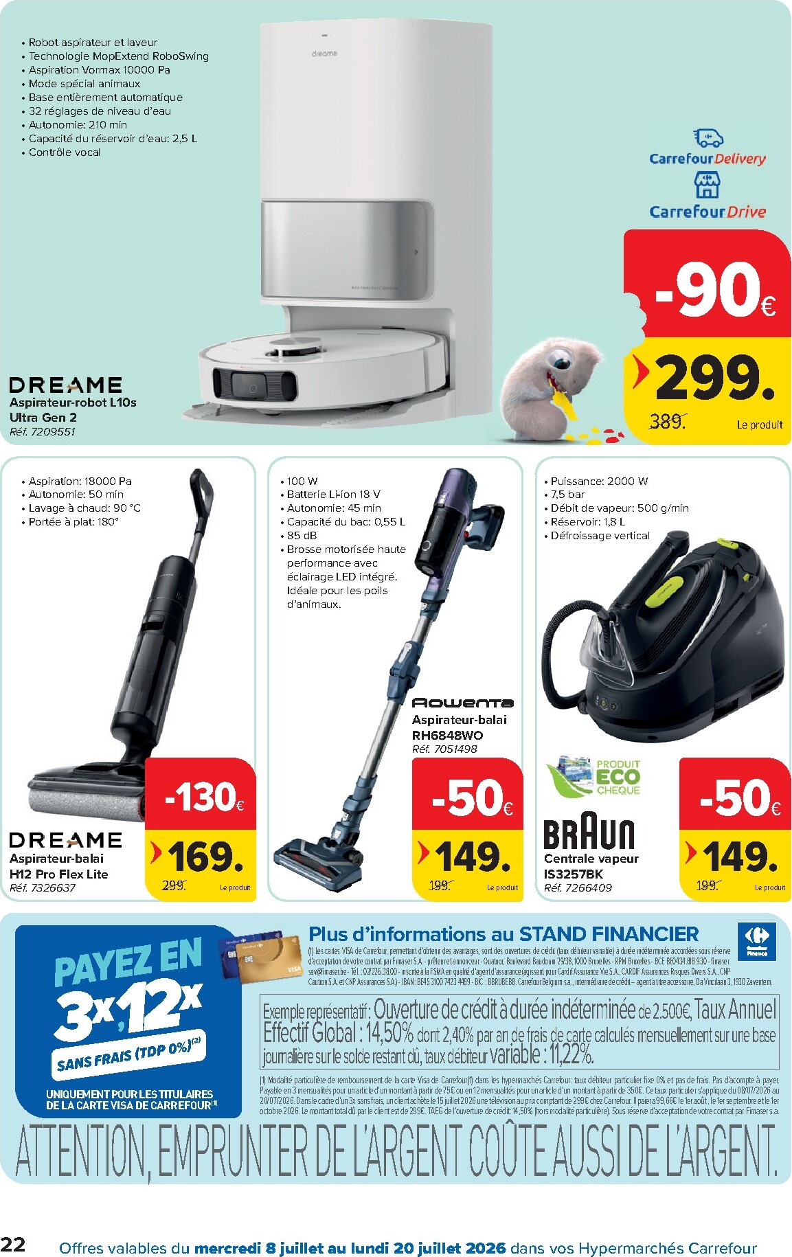 carrefour - Carrefour Hypermarchés folder voor volgende week van woensdag 08/07/2026 tot maandag 20/07/2026 - page: 22