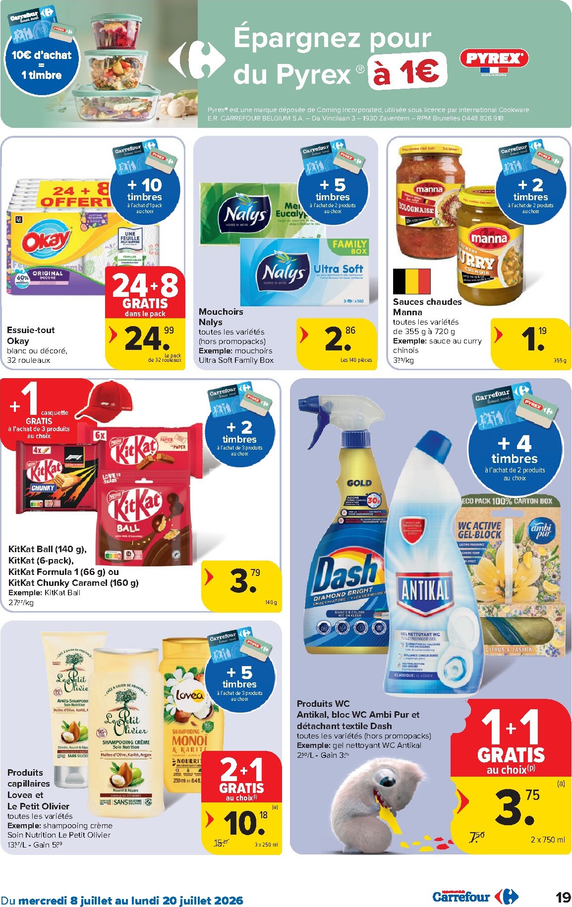carrefour - Carrefour Hypermarchés folder voor volgende week van woensdag 08/07/2026 tot maandag 20/07/2026 - page: 19