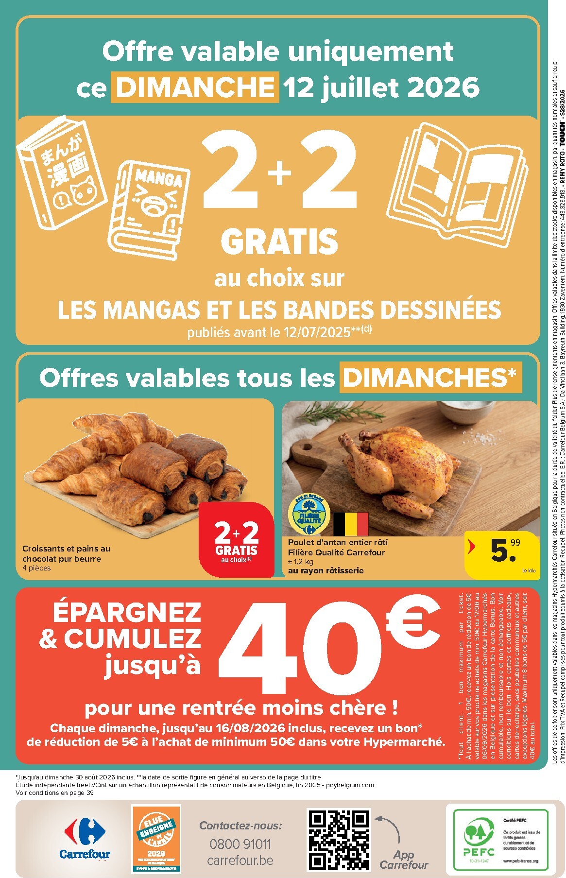 carrefour - Carrefour Hypermarchés folder voor volgende week van woensdag 08/07/2026 tot maandag 20/07/2026 - page: 40