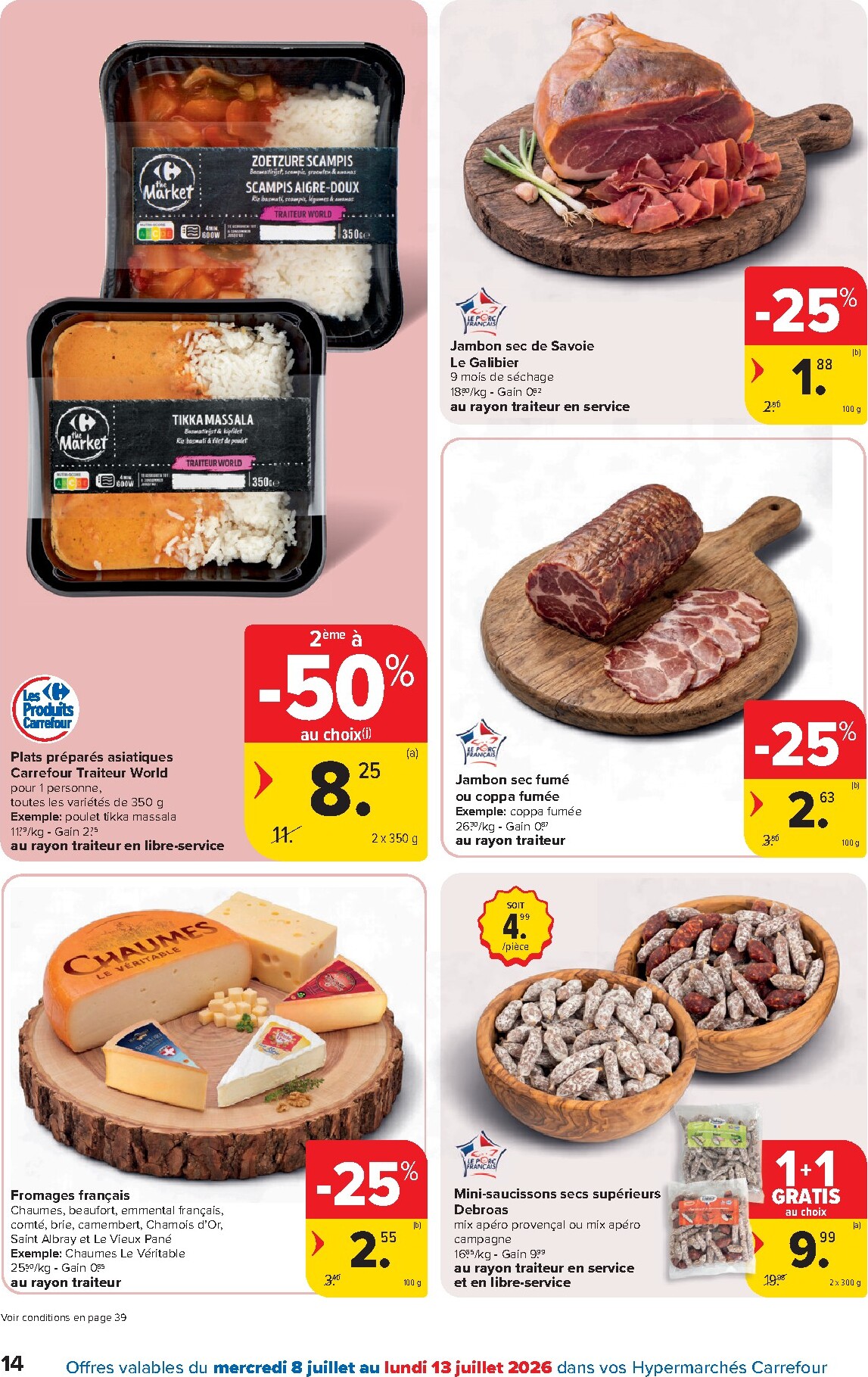 carrefour - Carrefour Hypermarchés folder voor volgende week van woensdag 08/07/2026 tot maandag 20/07/2026 - page: 14