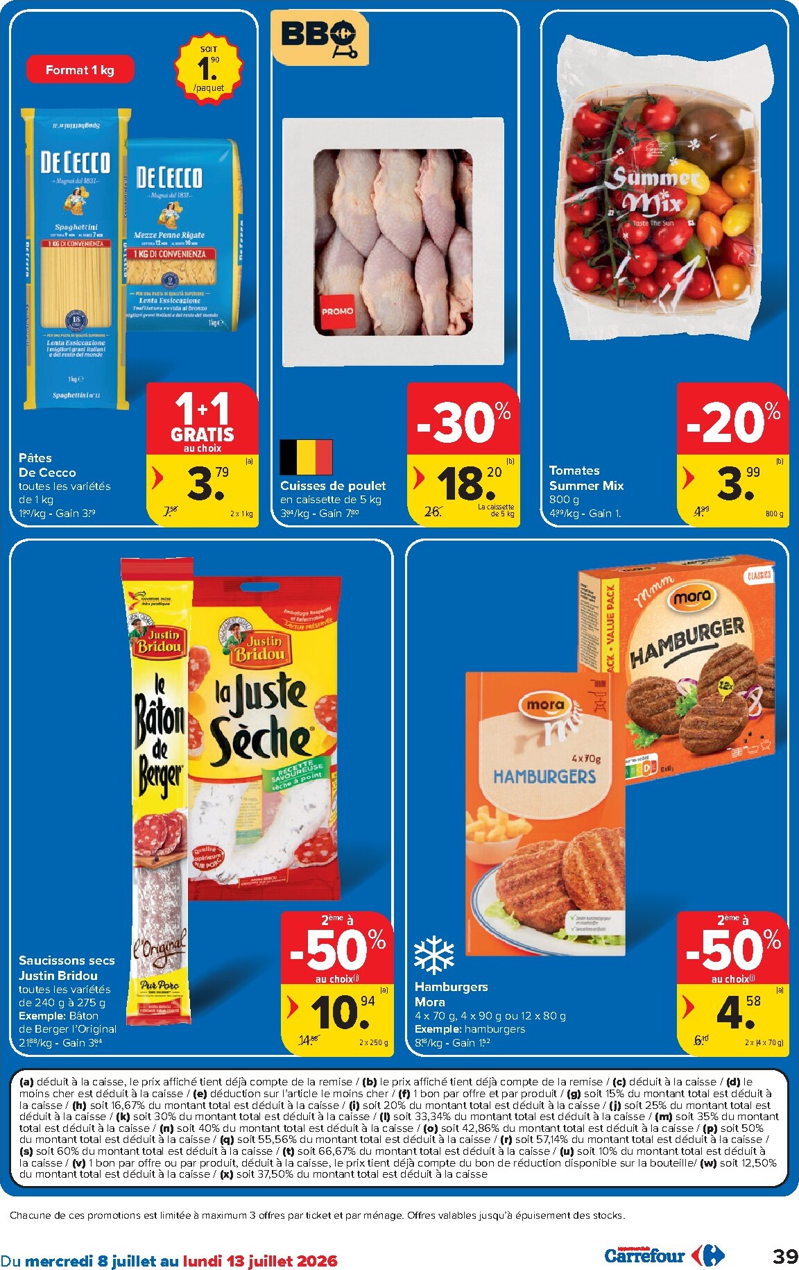 carrefour - Carrefour Hypermarchés folder voor volgende week van woensdag 08/07/2026 tot maandag 20/07/2026 - page: 39