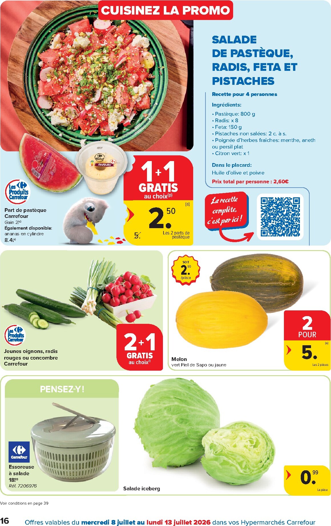 carrefour - Carrefour Hypermarchés folder voor volgende week van woensdag 08/07/2026 tot maandag 20/07/2026 - page: 16