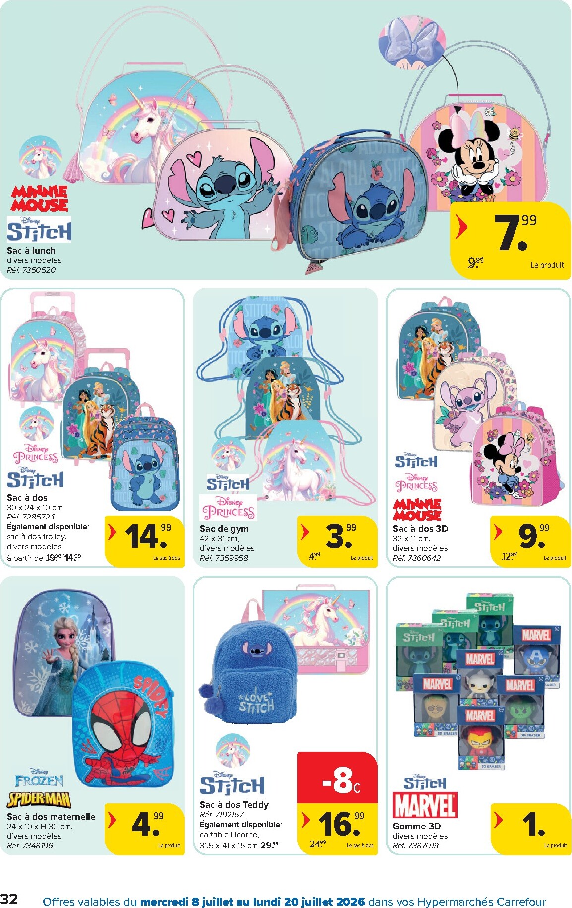 carrefour - Carrefour Hypermarchés folder voor volgende week van woensdag 08/07/2026 tot maandag 20/07/2026 - page: 32