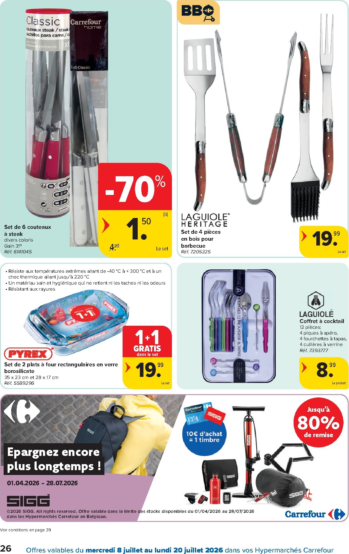carrefour - Carrefour Hypermarchés folder voor volgende week van woensdag 08/07/2026 tot maandag 20/07/2026 - page: 26