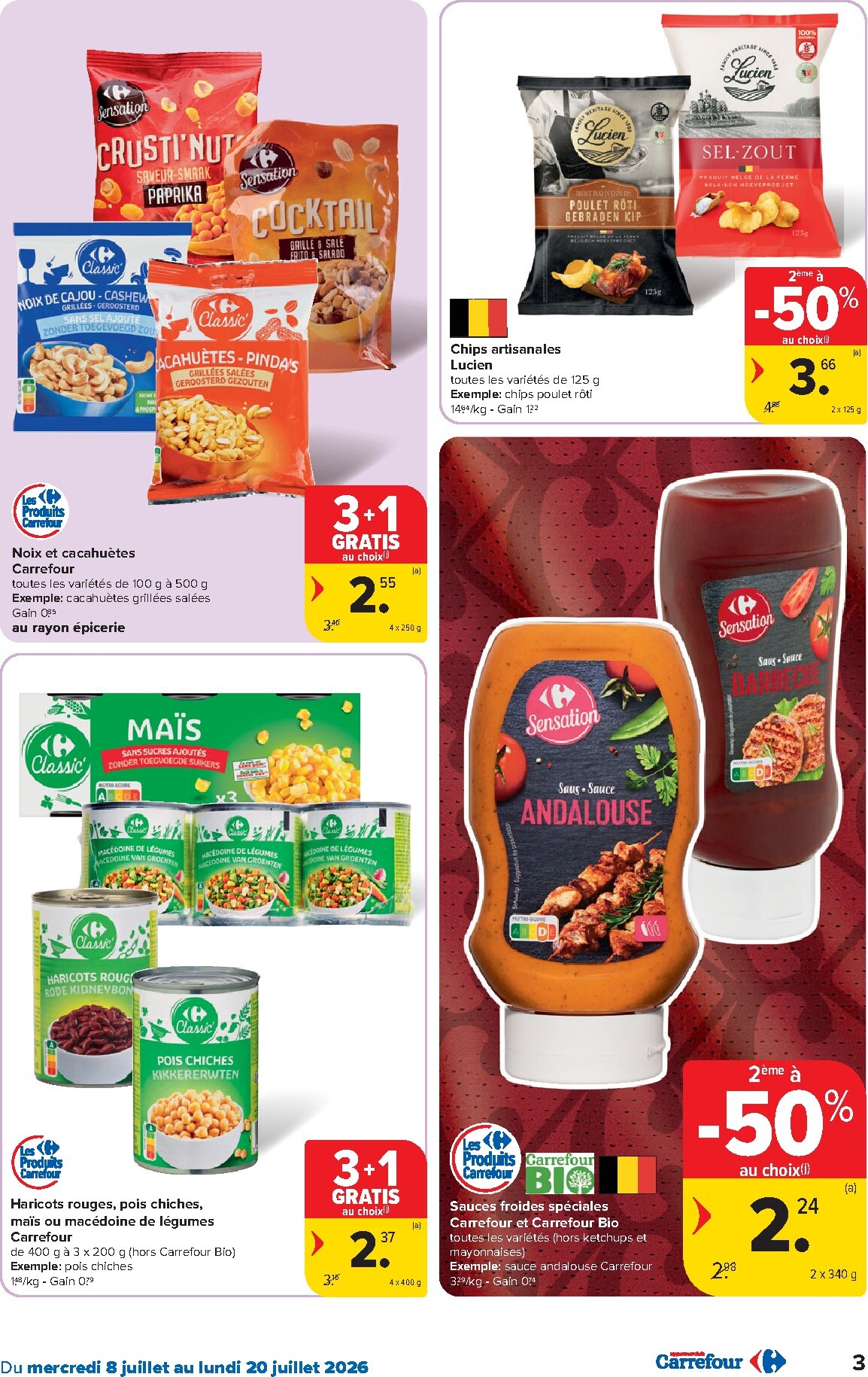 carrefour - Carrefour Hypermarchés folder voor volgende week van woensdag 08/07/2026 tot maandag 20/07/2026 - page: 3