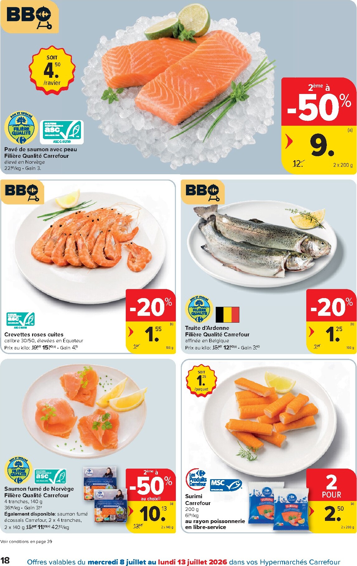 carrefour - Carrefour Hypermarchés folder voor volgende week van woensdag 08/07/2026 tot maandag 20/07/2026 - page: 18