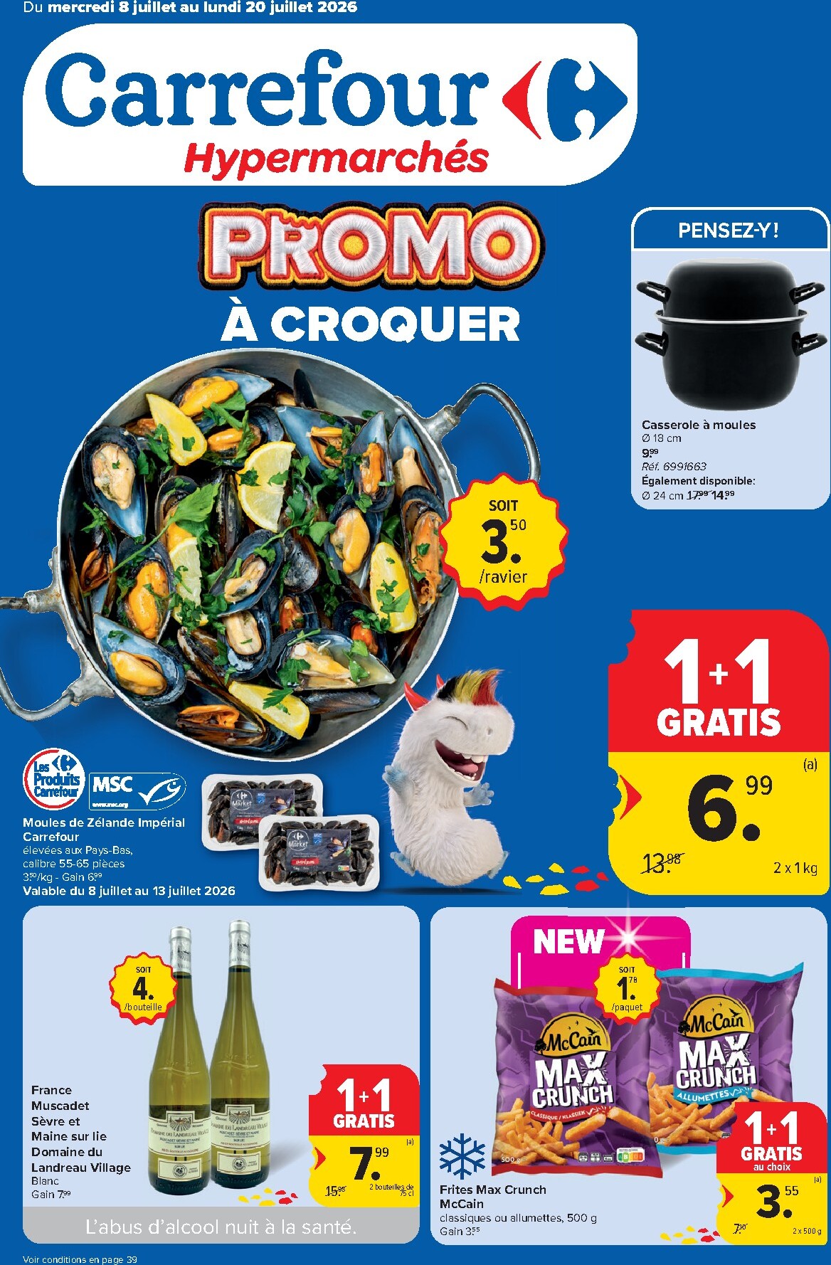 carrefour - Carrefour Hypermarchés folder voor volgende week van woensdag 08/07/2026 tot maandag 20/07/2026