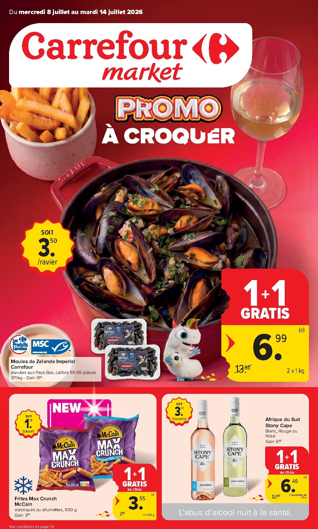 carrefour - Carrefour Market folder voor volgende week van woensdag 08/07/2026 tot dinsdag 14/07/2026