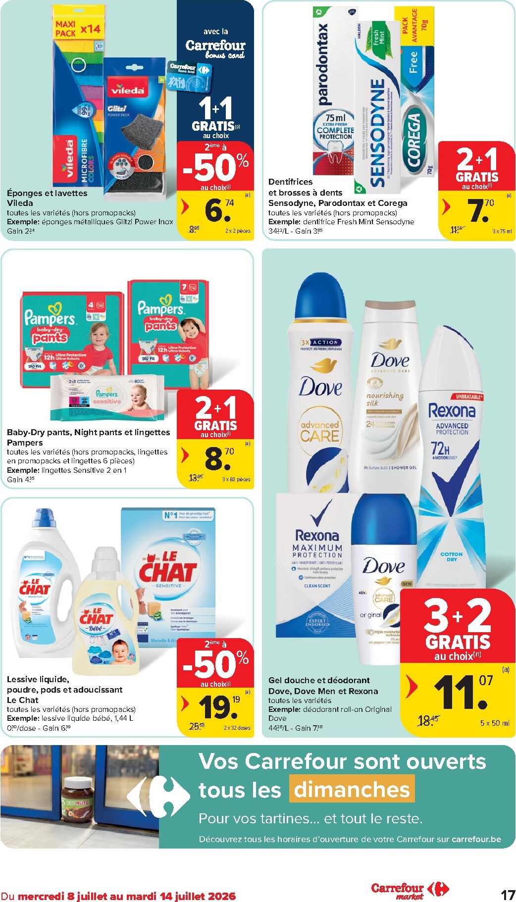 carrefour - Carrefour Market folder voor volgende week van woensdag 08/07/2026 tot dinsdag 14/07/2026 - page: 17