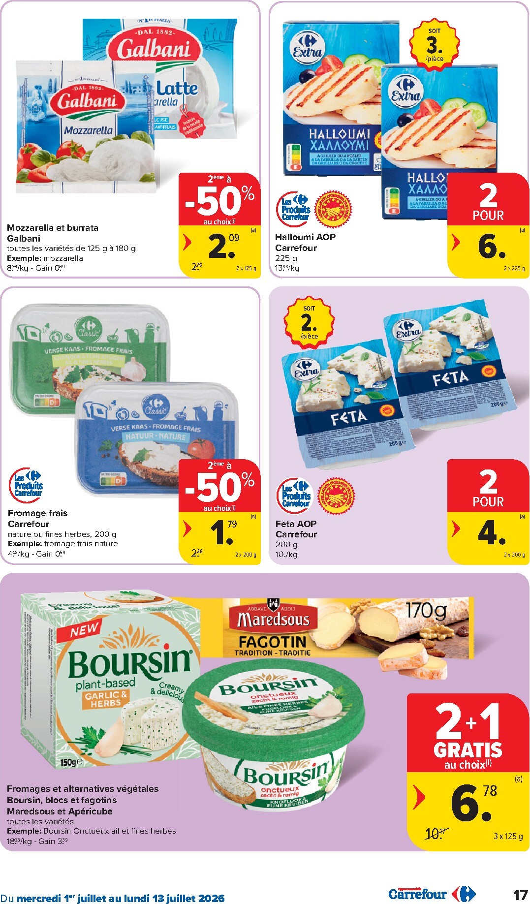 carrefour - Huidige Carrefour Hypermarchés folder geldig van woensdag 01/07/2026 tot maandag 13/07/2026 - page: 17