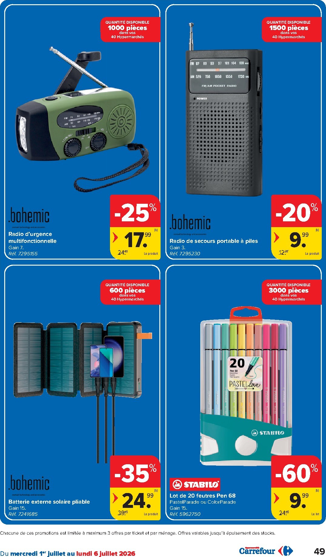 carrefour - Huidige Carrefour Hypermarchés folder geldig van woensdag 01/07/2026 tot maandag 13/07/2026 - page: 49
