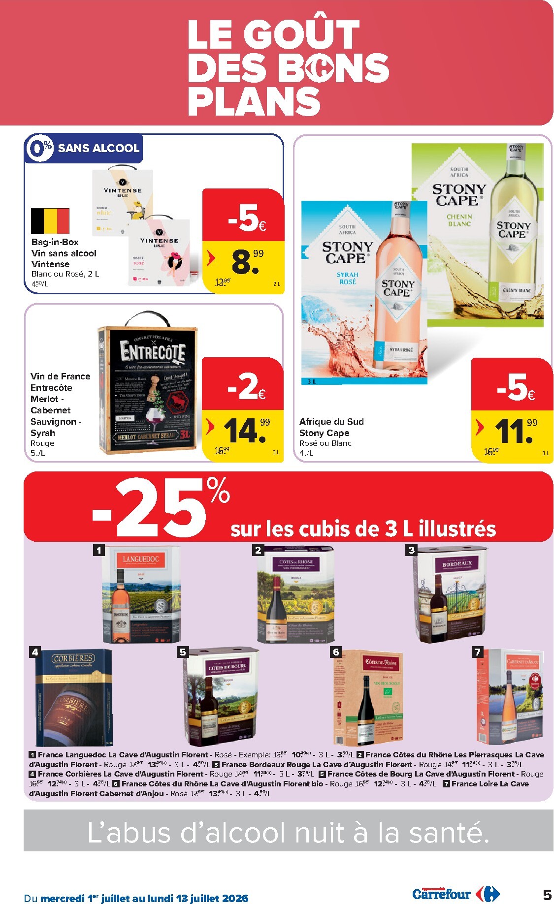 carrefour - Huidige Carrefour Hypermarchés folder geldig van woensdag 01/07/2026 tot maandag 13/07/2026 - page: 5