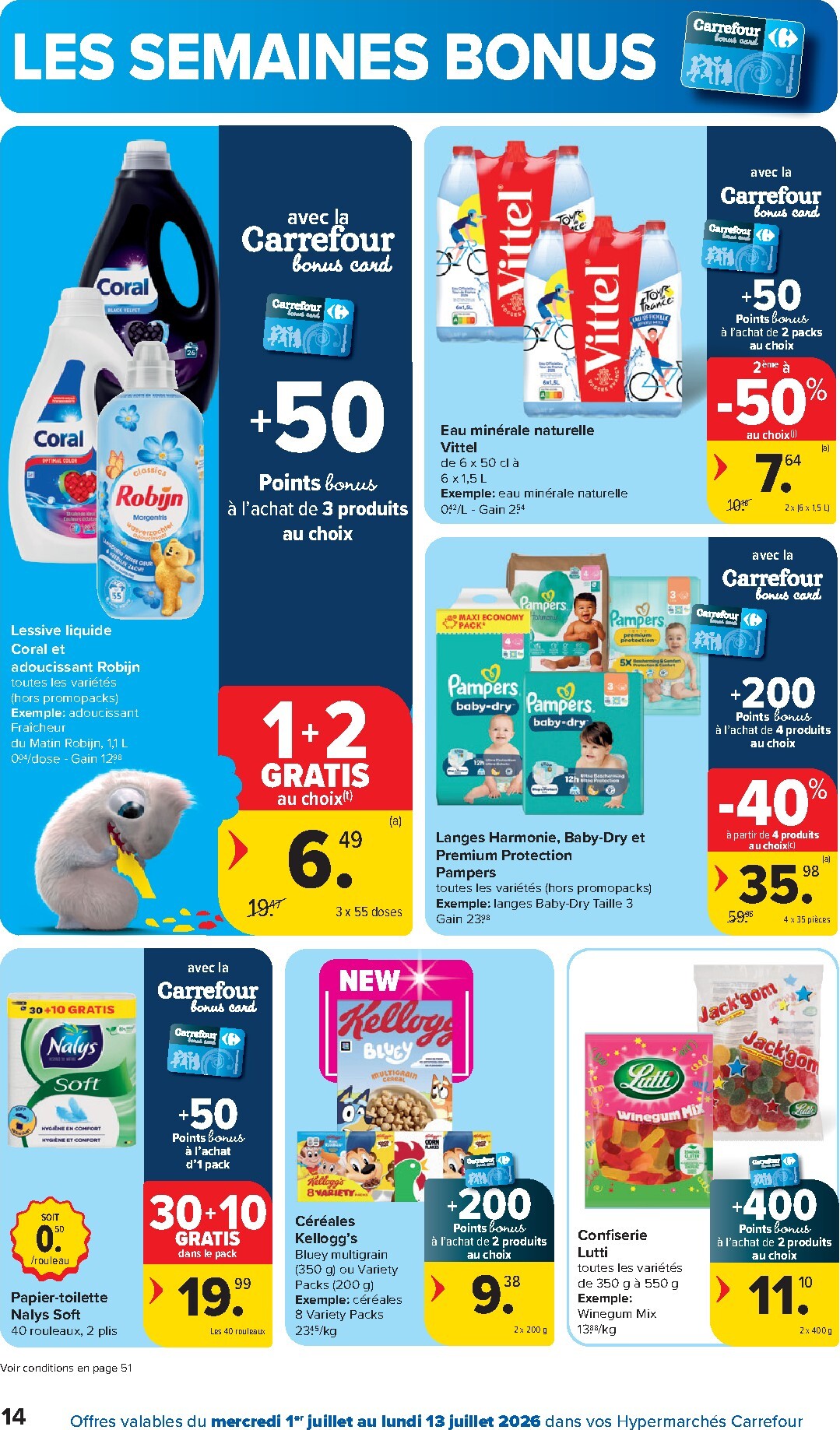 carrefour - Huidige Carrefour Hypermarchés folder geldig van woensdag 01/07/2026 tot maandag 13/07/2026 - page: 14