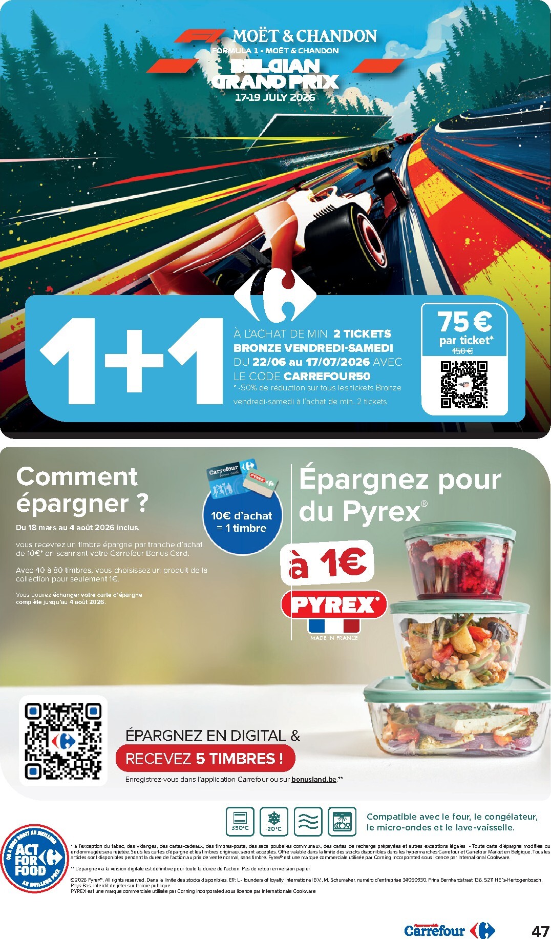 carrefour - Huidige Carrefour Hypermarchés folder geldig van woensdag 01/07/2026 tot maandag 13/07/2026 - page: 47