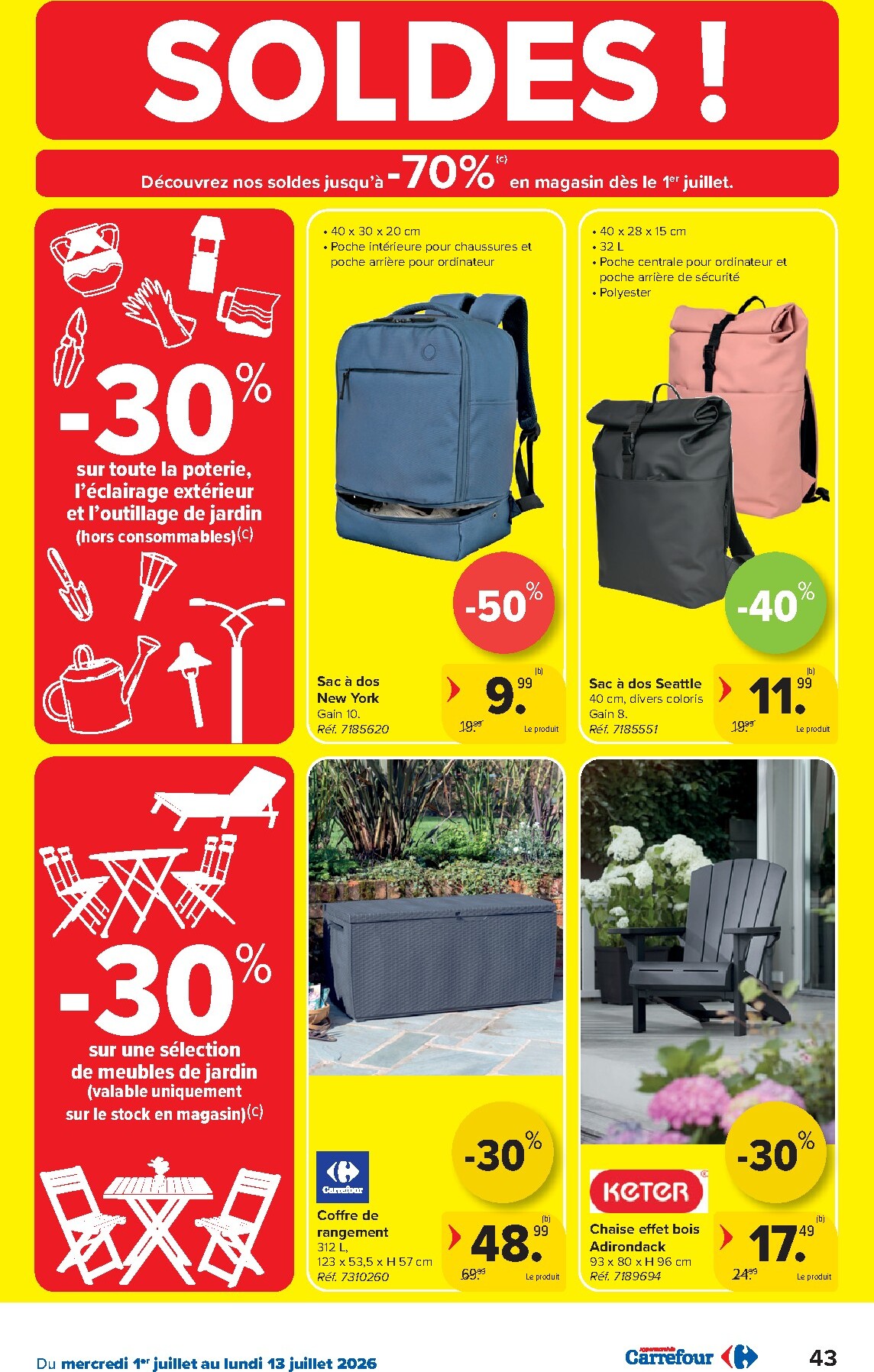 carrefour - Huidige Carrefour Hypermarchés folder geldig van woensdag 01/07/2026 tot maandag 13/07/2026 - page: 43