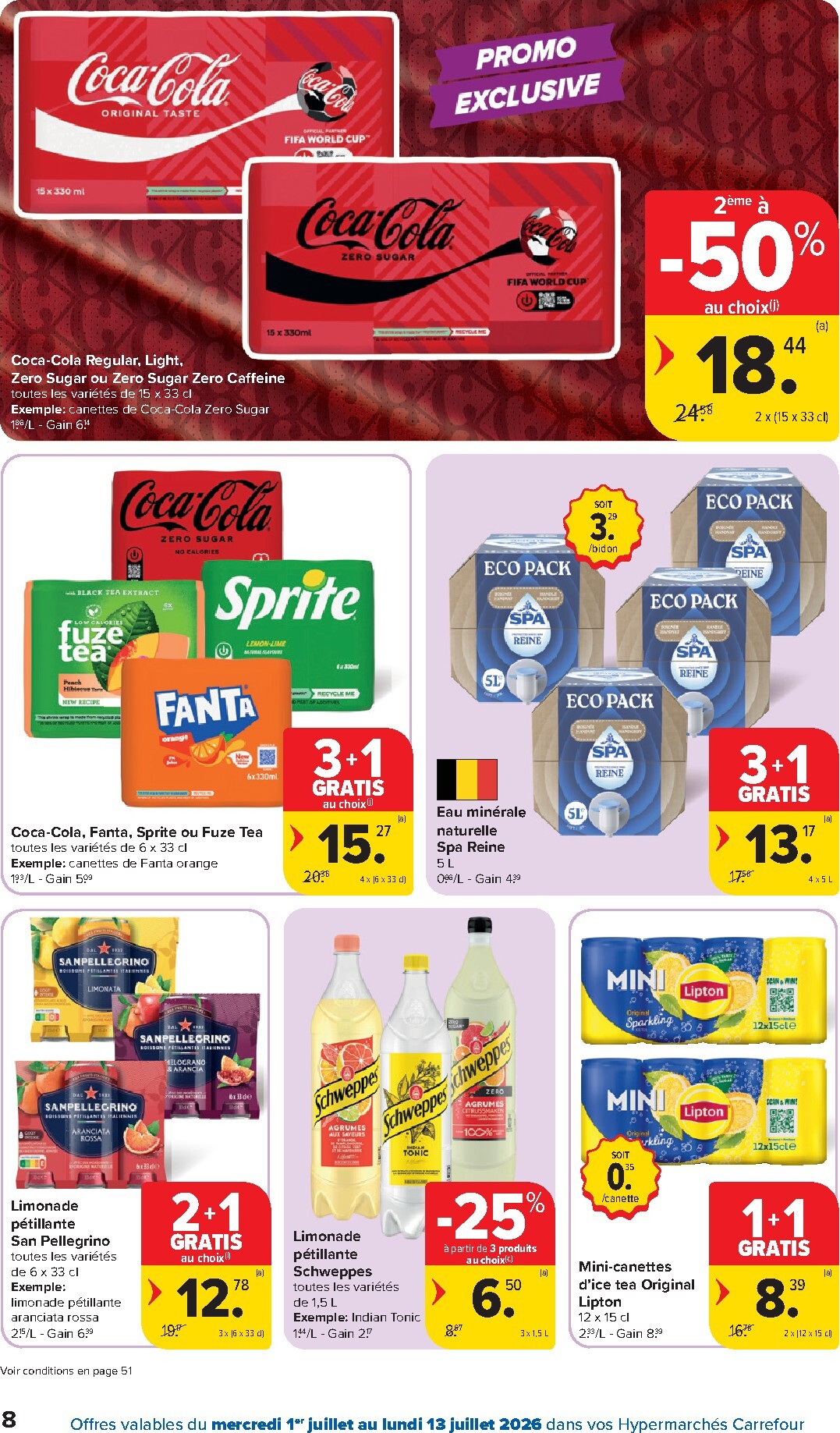 carrefour - Huidige Carrefour Hypermarchés folder geldig van woensdag 01/07/2026 tot maandag 13/07/2026 - page: 8
