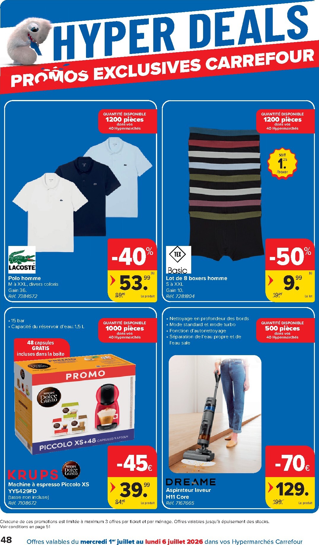 carrefour - Huidige Carrefour Hypermarchés folder geldig van woensdag 01/07/2026 tot maandag 13/07/2026 - page: 48