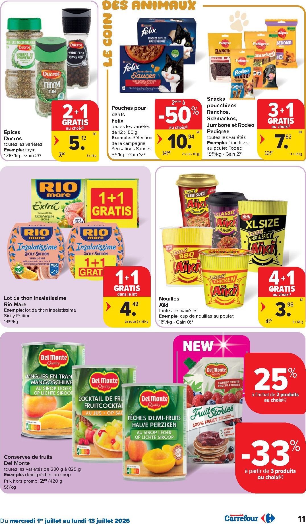 carrefour - Huidige Carrefour Hypermarchés folder geldig van woensdag 01/07/2026 tot maandag 13/07/2026 - page: 11