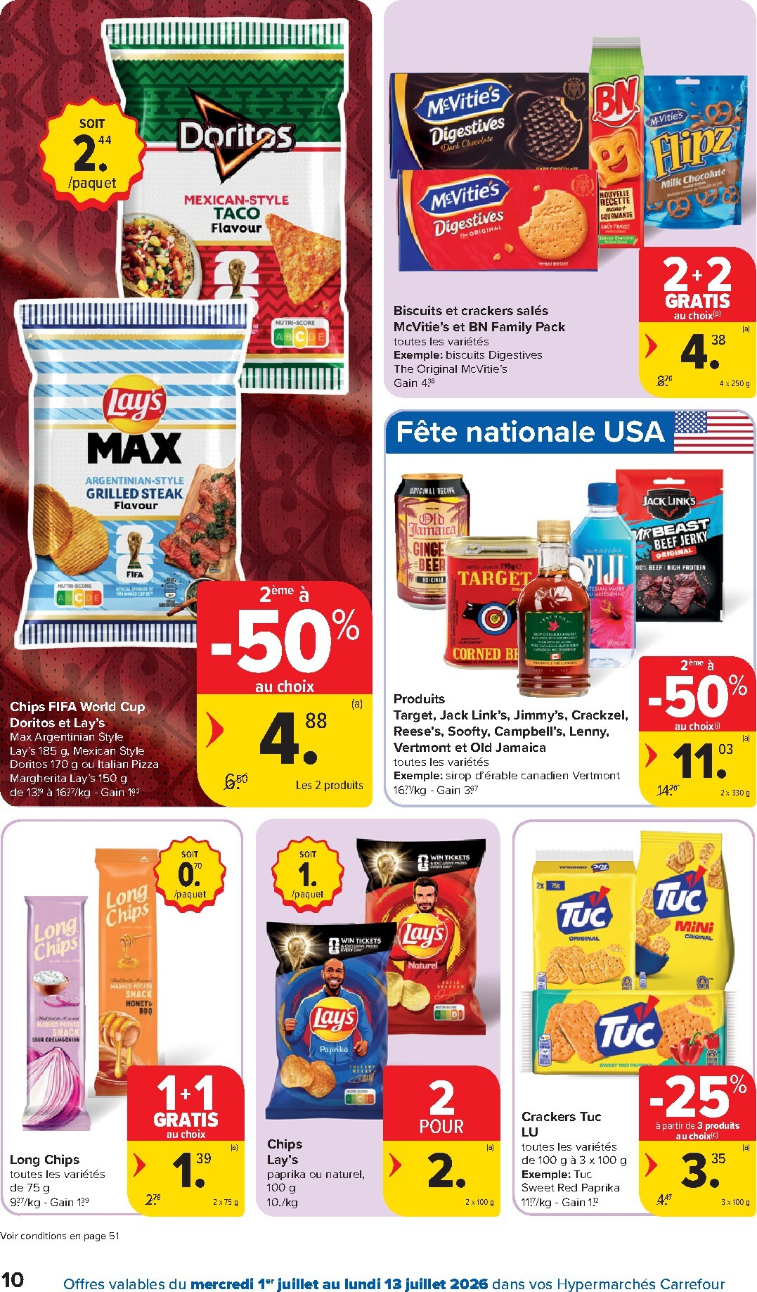 carrefour - Huidige Carrefour Hypermarchés folder geldig van woensdag 01/07/2026 tot maandag 13/07/2026 - page: 10