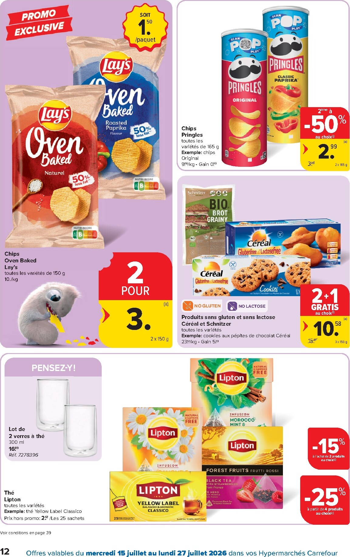 carrefour - Carrefour Hypermarchés folder voor volgende week van woensdag 15/07/2026 tot maandag 27/07/2026 - page: 12