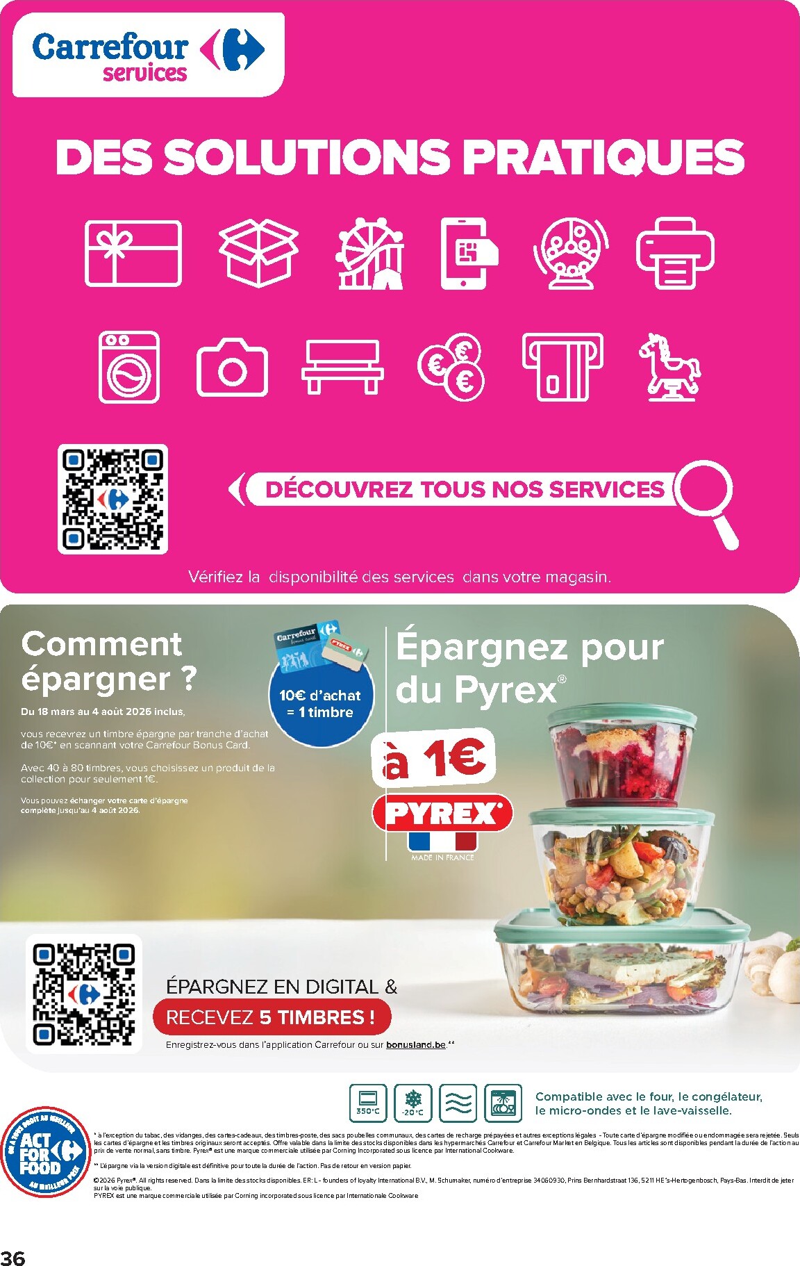 carrefour - Carrefour Hypermarchés folder voor volgende week van woensdag 15/07/2026 tot maandag 27/07/2026 - page: 36