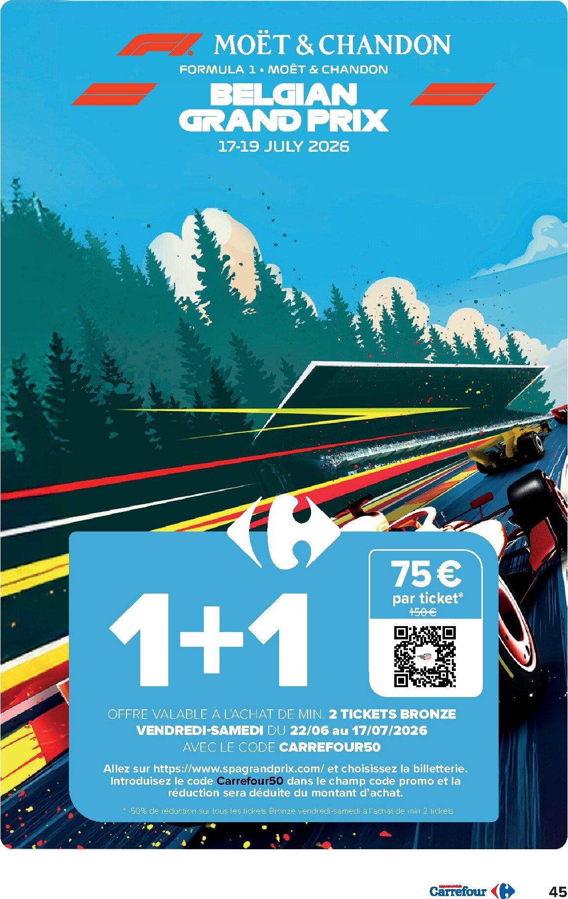 carrefour - Carrefour Hypermarchés folder voor volgende week van woensdag 15/07/2026 tot maandag 27/07/2026 - page: 45