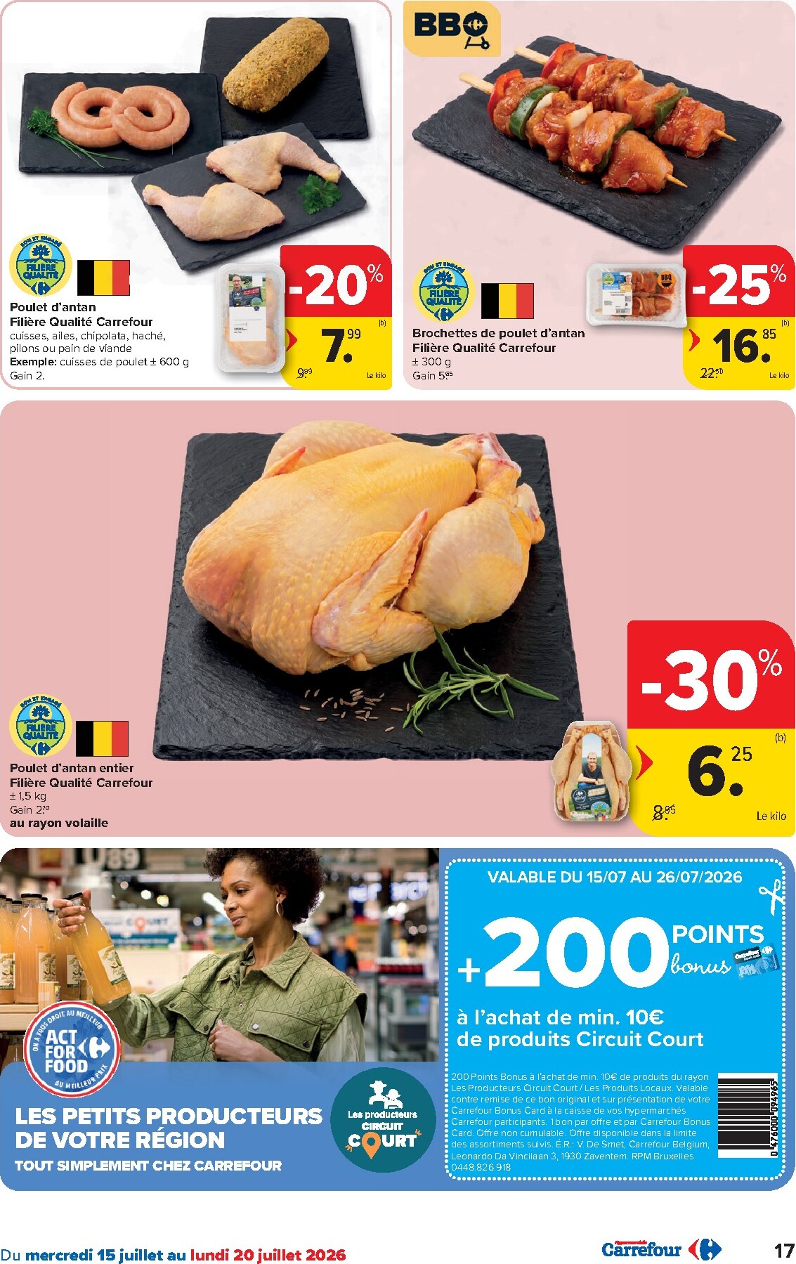 carrefour - Carrefour Hypermarchés folder voor volgende week van woensdag 15/07/2026 tot maandag 27/07/2026 - page: 17