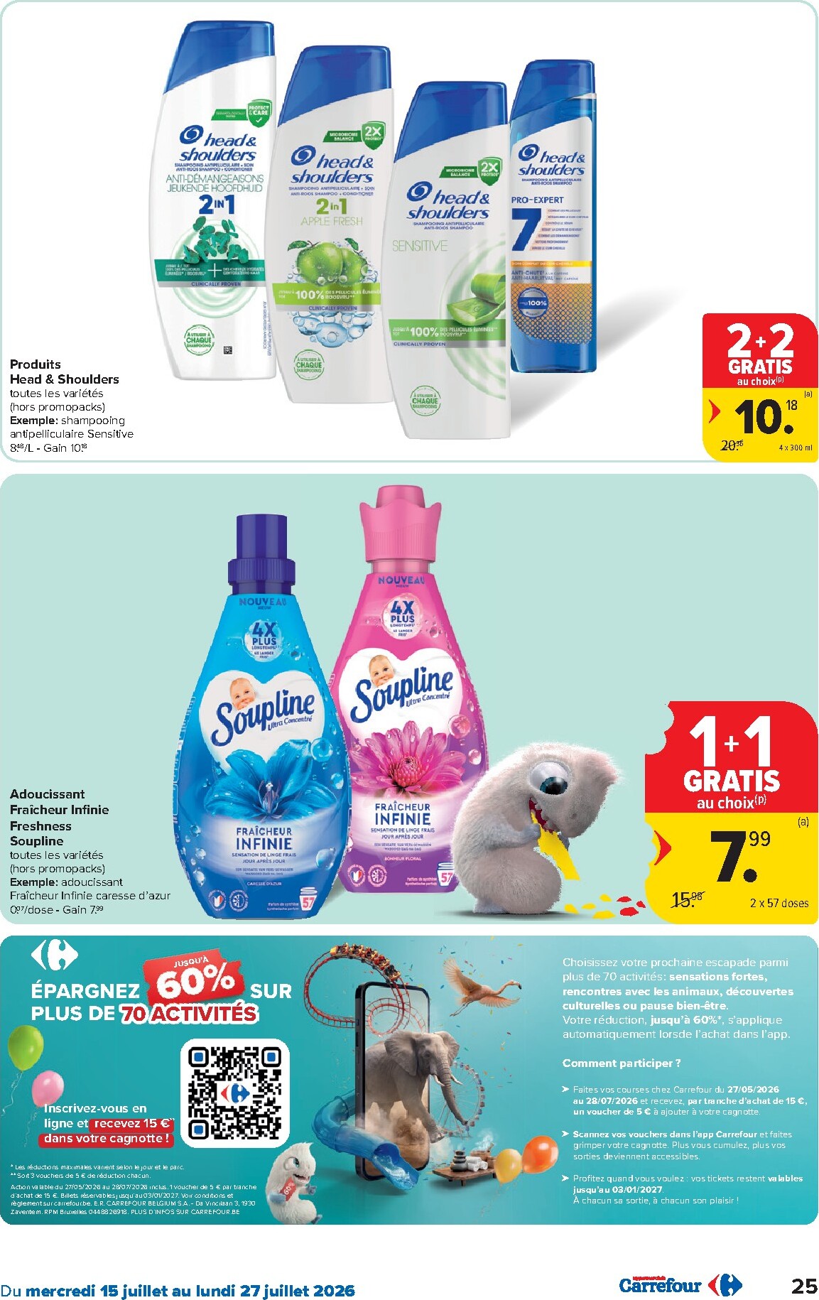carrefour - Carrefour Hypermarchés folder voor volgende week van woensdag 15/07/2026 tot maandag 27/07/2026 - page: 25