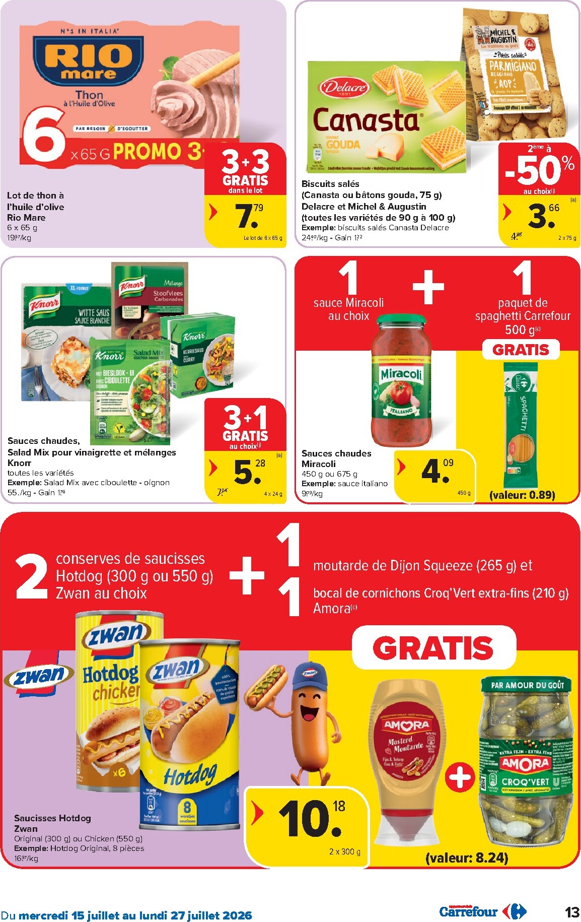 carrefour - Carrefour Hypermarchés folder voor volgende week van woensdag 15/07/2026 tot maandag 27/07/2026 - page: 13
