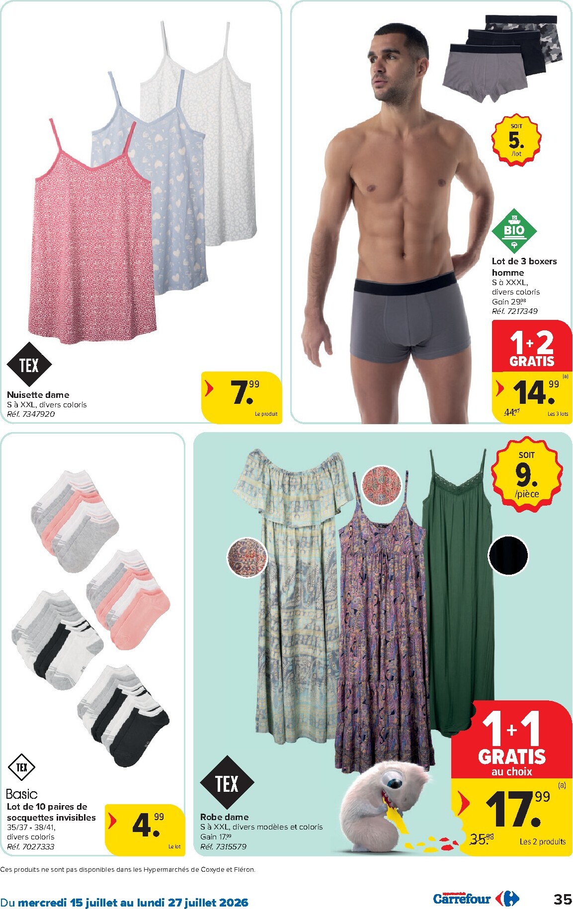 carrefour - Carrefour Hypermarchés folder voor volgende week van woensdag 15/07/2026 tot maandag 27/07/2026 - page: 35