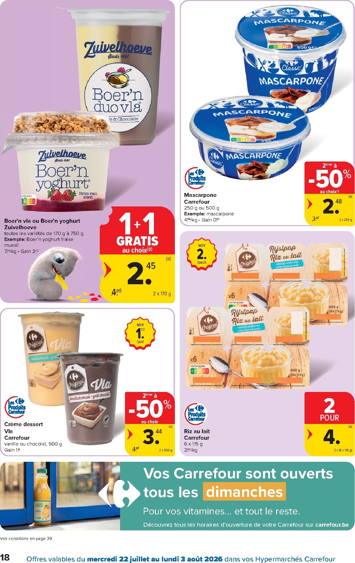 carrefour - Carrefour Hypermarchés folder voor volgende week van woensdag 22/07/2026 tot maandag 03/08/2026 - page: 18