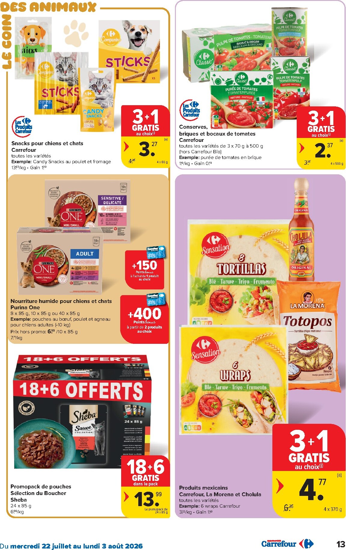 carrefour - Carrefour Hypermarchés folder voor volgende week van woensdag 22/07/2026 tot maandag 03/08/2026 - page: 13