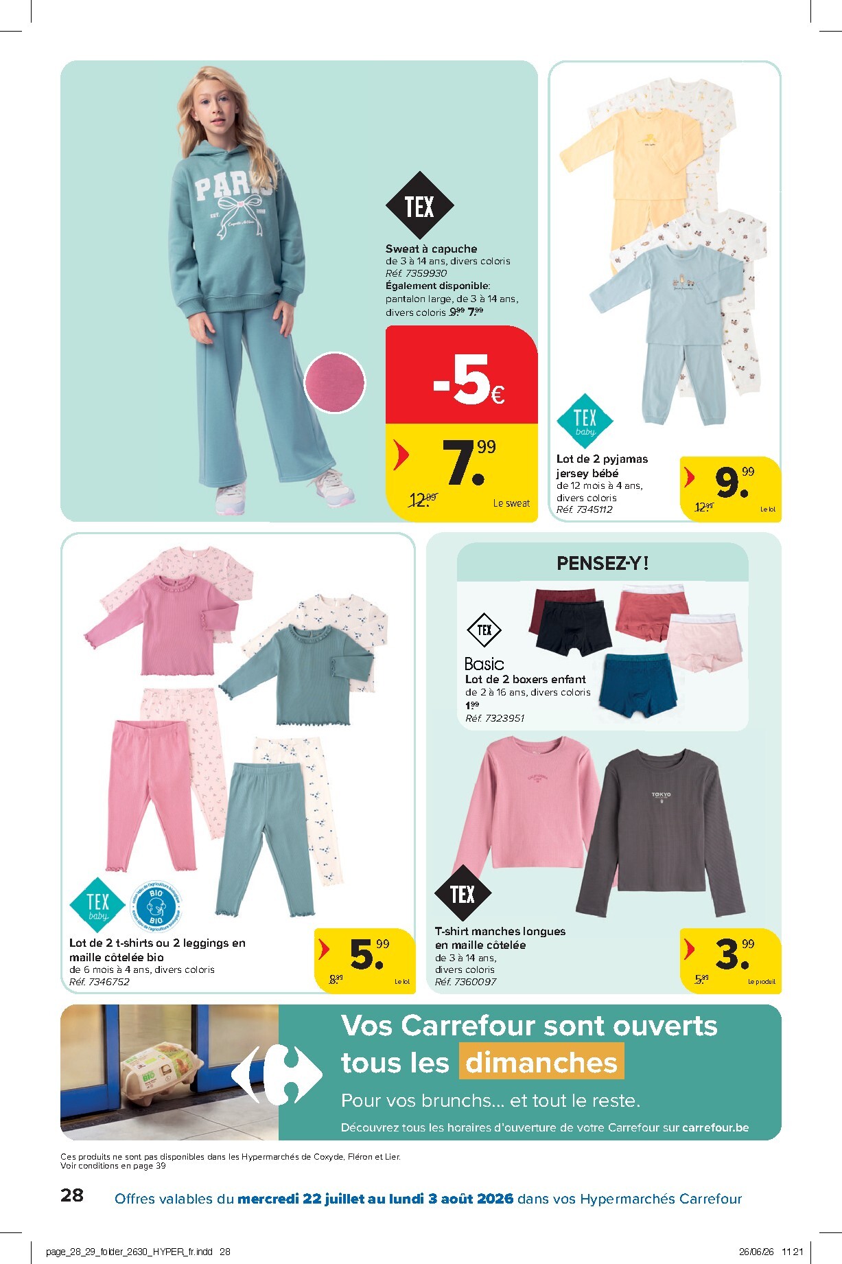 carrefour - Carrefour Hypermarchés folder voor volgende week van woensdag 22/07/2026 tot maandag 03/08/2026 - page: 28