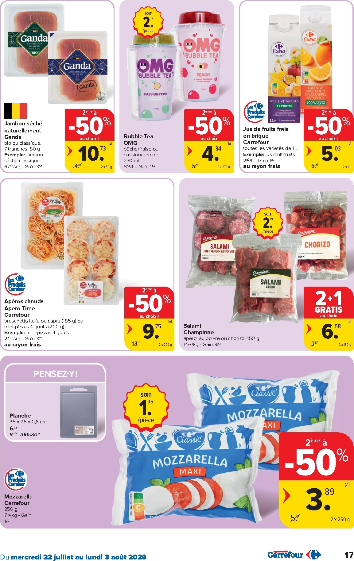 carrefour - Carrefour Hypermarchés folder voor volgende week van woensdag 22/07/2026 tot maandag 03/08/2026 - page: 17