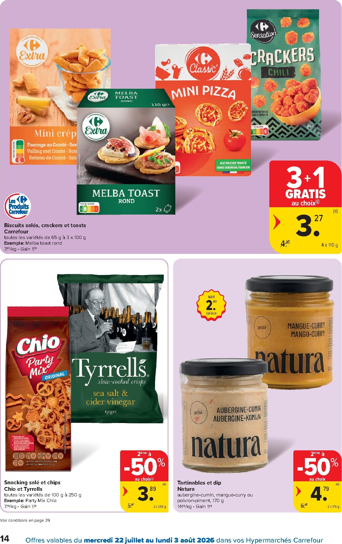 carrefour - Carrefour Hypermarchés folder voor volgende week van woensdag 22/07/2026 tot maandag 03/08/2026 - page: 14