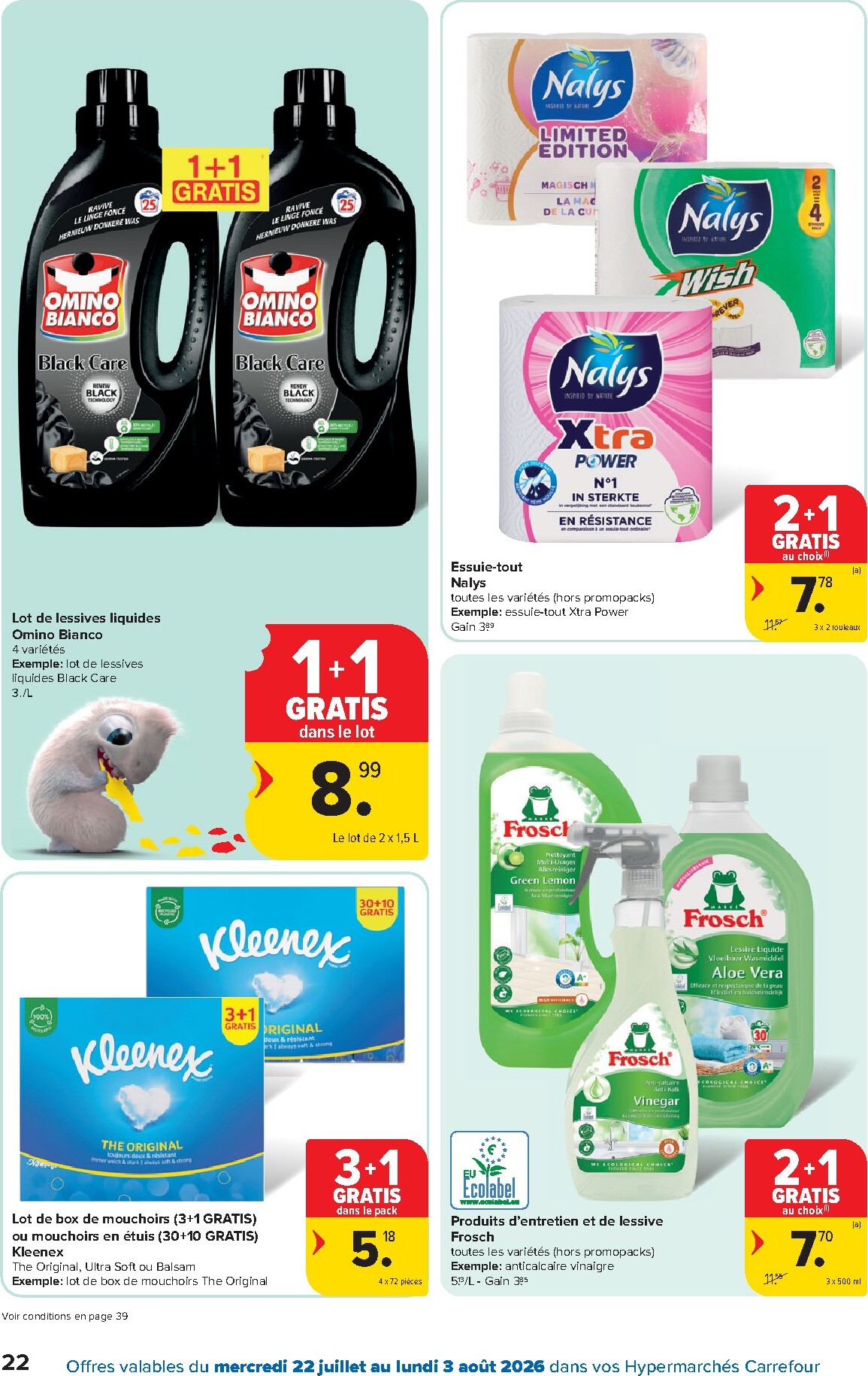 carrefour - Carrefour Hypermarchés folder voor volgende week van woensdag 22/07/2026 tot maandag 03/08/2026 - page: 22