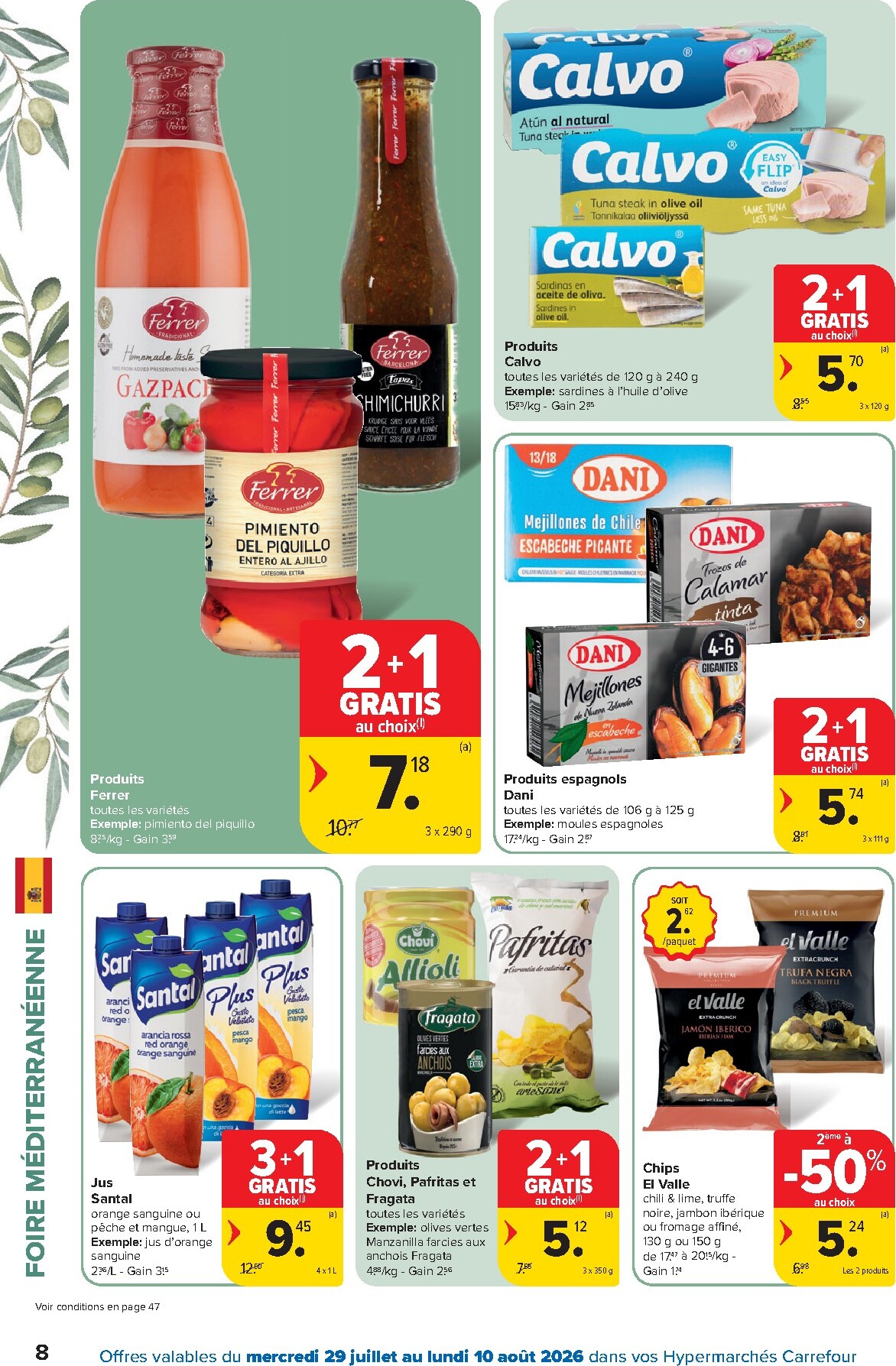 carrefour - Carrefour Hypermarchés folder voor volgende week van woensdag 29/07/2026 tot maandag 10/08/2026 - page: 8