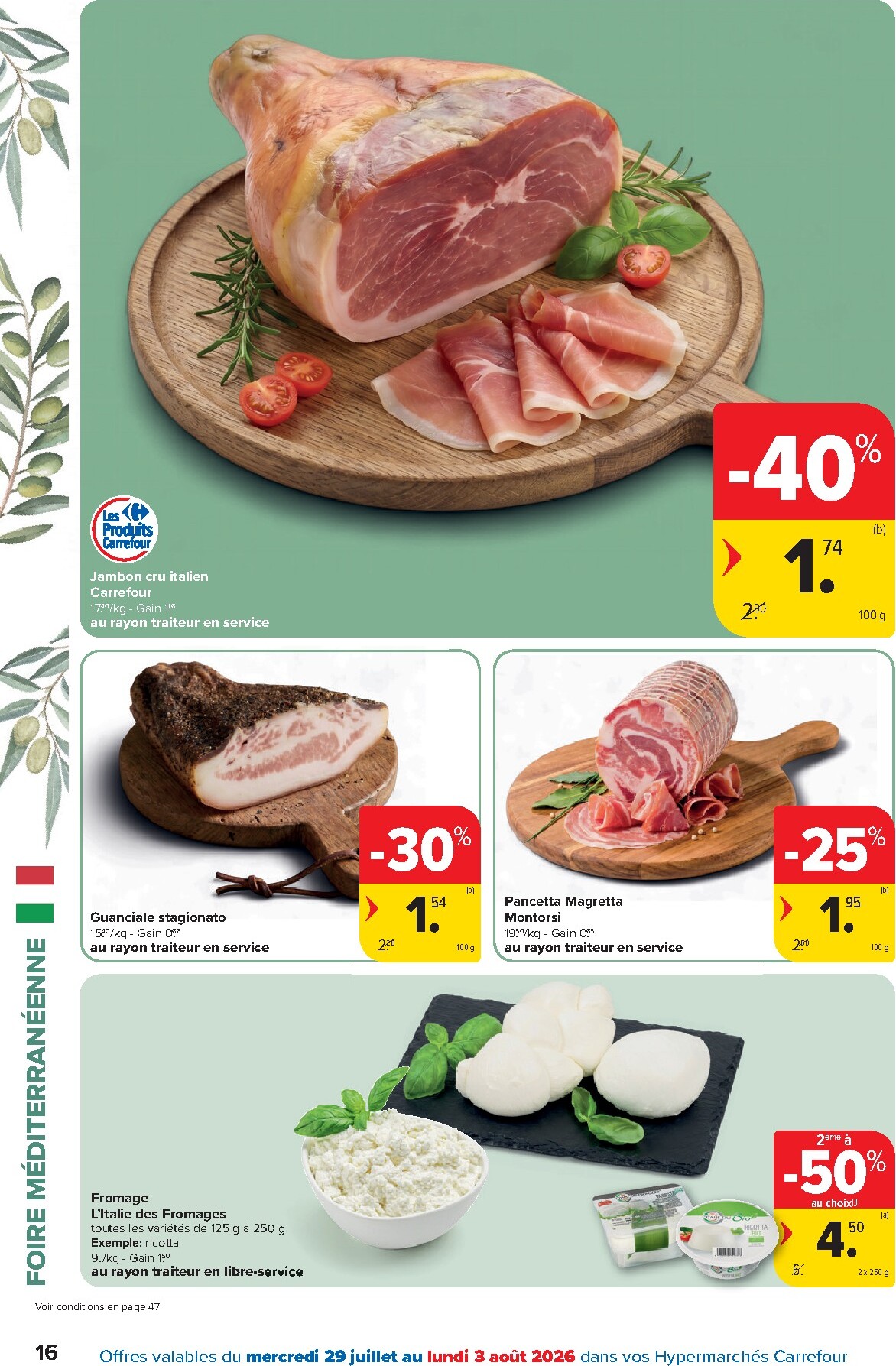 carrefour - Carrefour Hypermarchés folder voor volgende week van woensdag 29/07/2026 tot maandag 10/08/2026 - page: 16