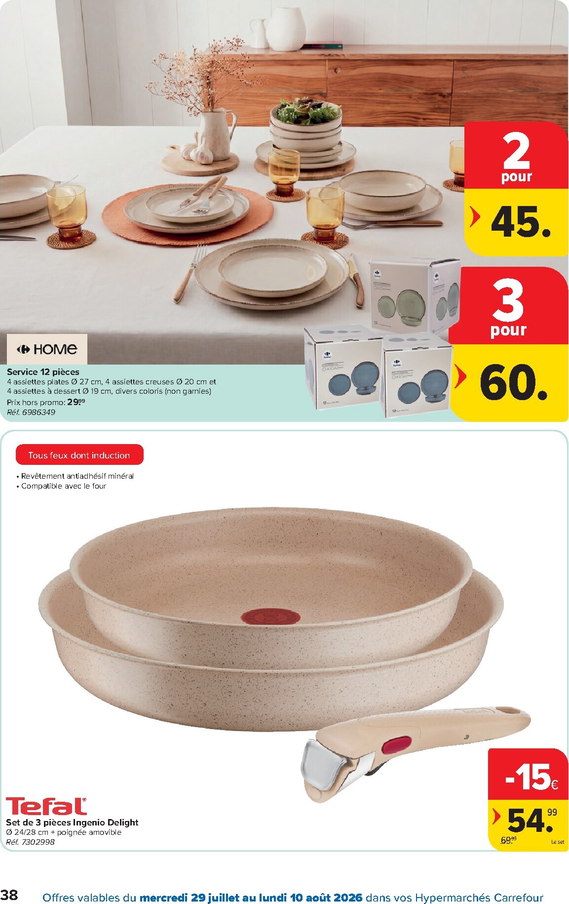 carrefour - Carrefour Hypermarchés folder voor volgende week van woensdag 29/07/2026 tot maandag 10/08/2026 - page: 38