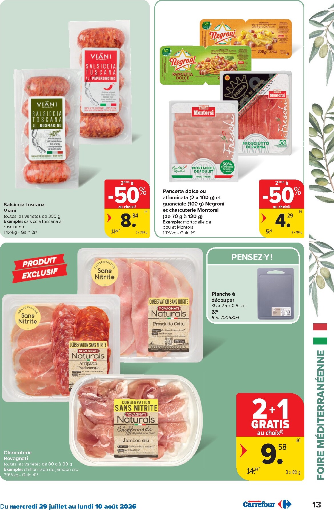 carrefour - Carrefour Hypermarchés folder voor volgende week van woensdag 29/07/2026 tot maandag 10/08/2026 - page: 13