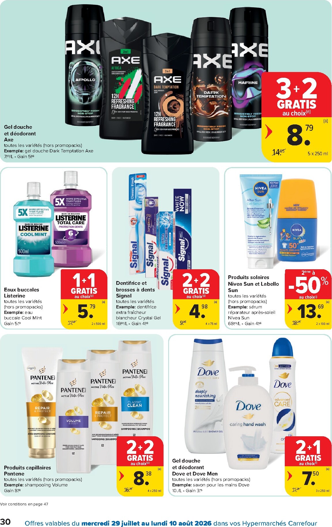 carrefour - Carrefour Hypermarchés folder voor volgende week van woensdag 29/07/2026 tot maandag 10/08/2026 - page: 30