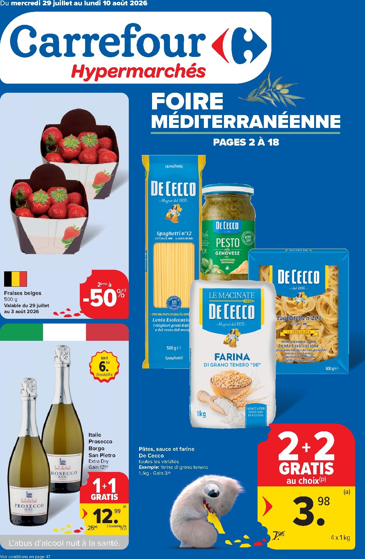 carrefour - Carrefour Hypermarchés folder voor volgende week van woensdag 29/07/2026 tot maandag 10/08/2026