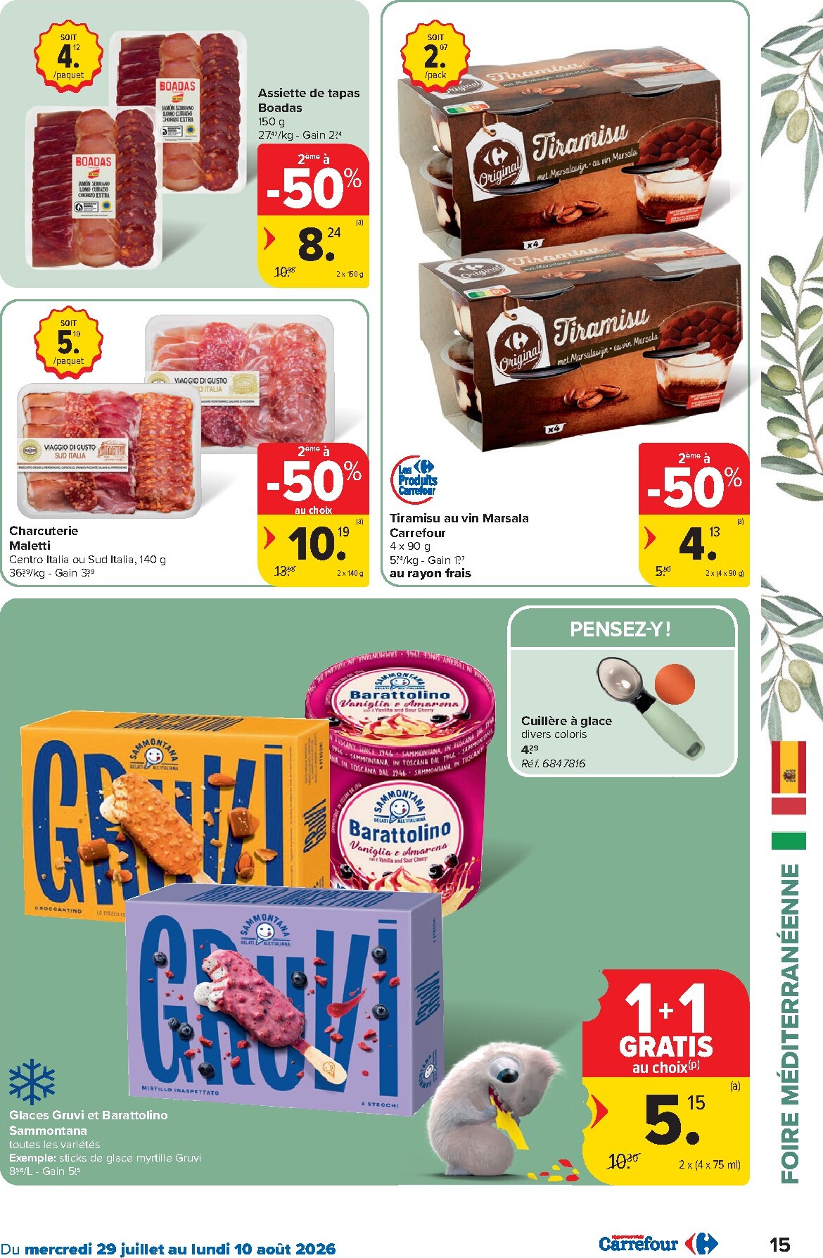carrefour - Carrefour Hypermarchés folder voor volgende week van woensdag 29/07/2026 tot maandag 10/08/2026 - page: 15
