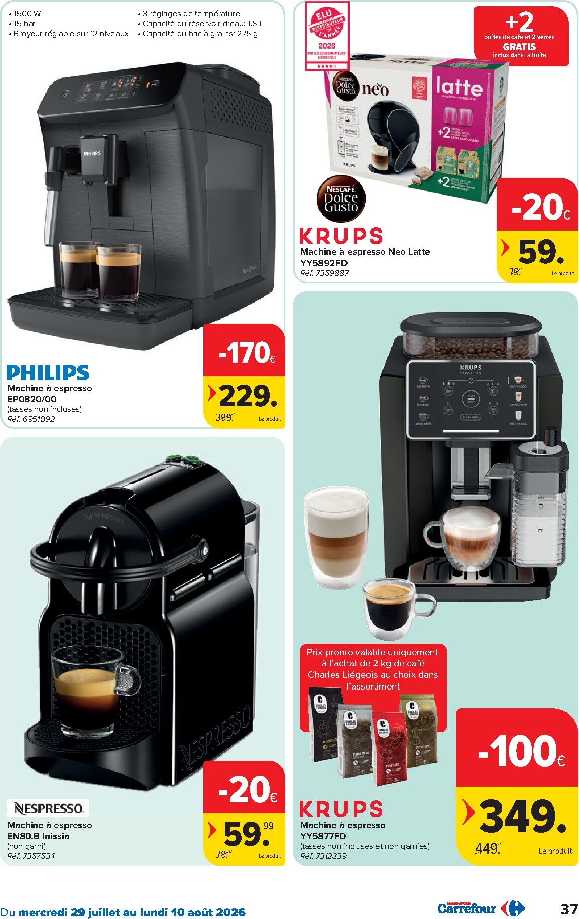 carrefour - Carrefour Hypermarchés folder voor volgende week van woensdag 29/07/2026 tot maandag 10/08/2026 - page: 37