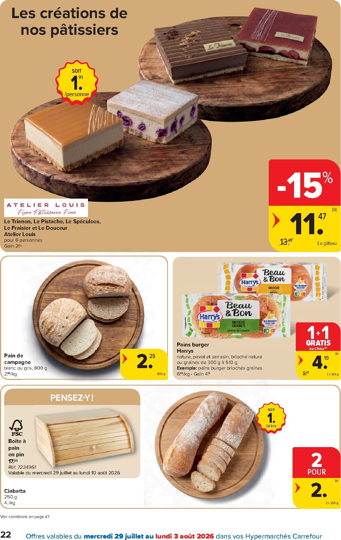 carrefour - Carrefour Hypermarchés folder voor volgende week van woensdag 29/07/2026 tot maandag 10/08/2026 - page: 22