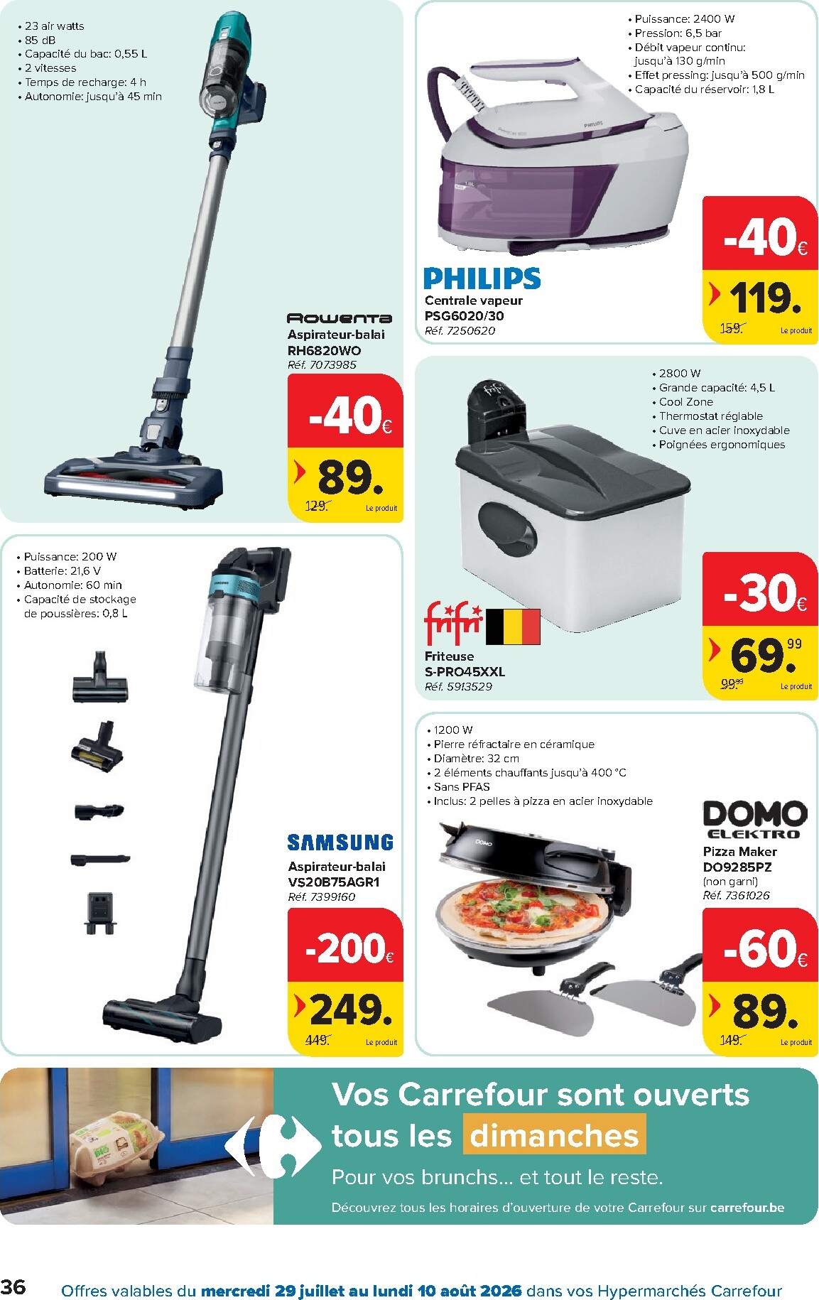 carrefour - Carrefour Hypermarchés folder voor volgende week van woensdag 29/07/2026 tot maandag 10/08/2026 - page: 36