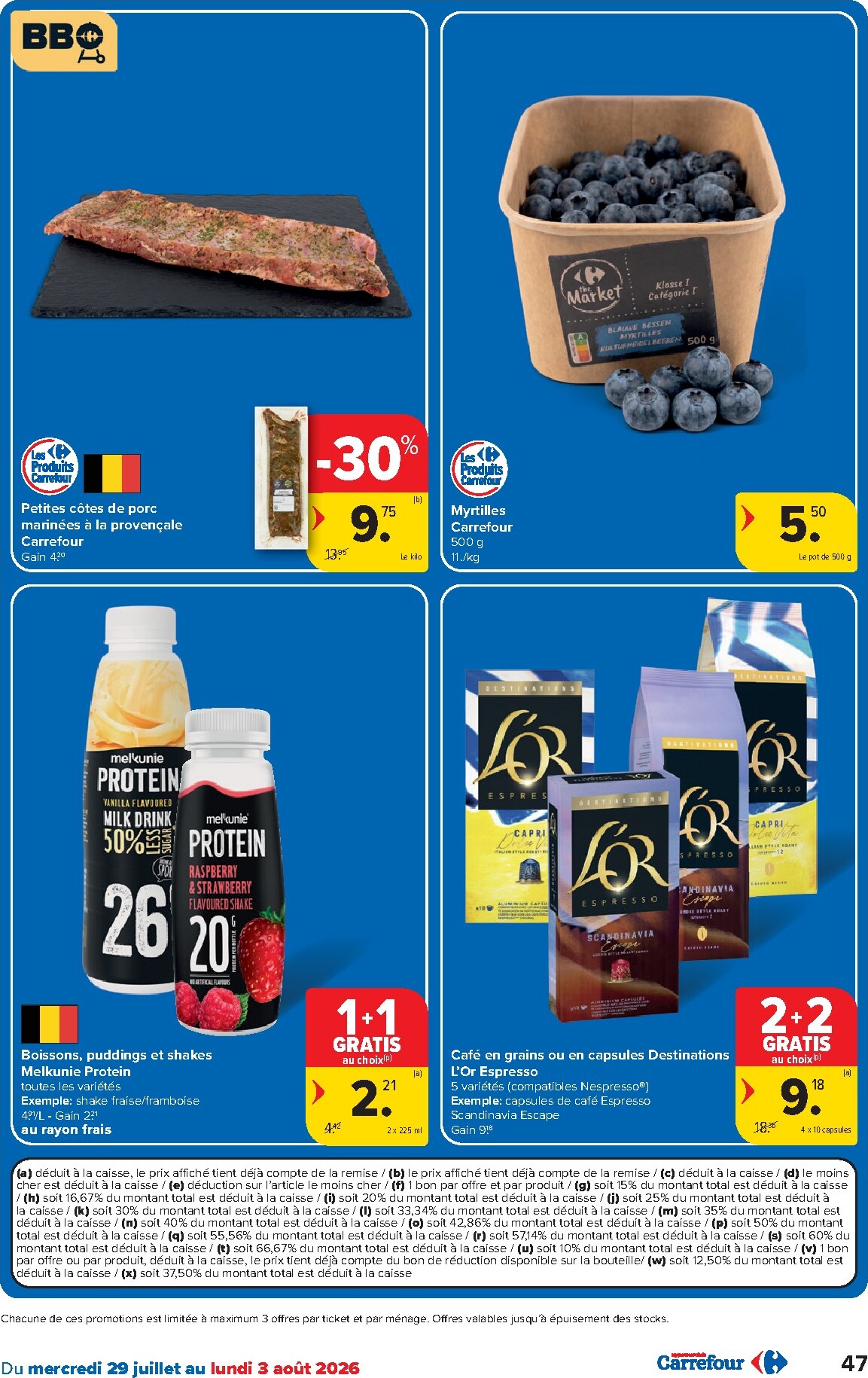 carrefour - Carrefour Hypermarchés folder voor volgende week van woensdag 29/07/2026 tot maandag 10/08/2026 - page: 47